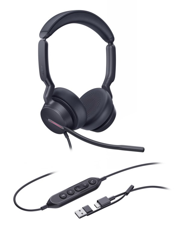 Yealink UH46 Dual UC USB-C / A, náhlavní souprava - obrázek č. 1