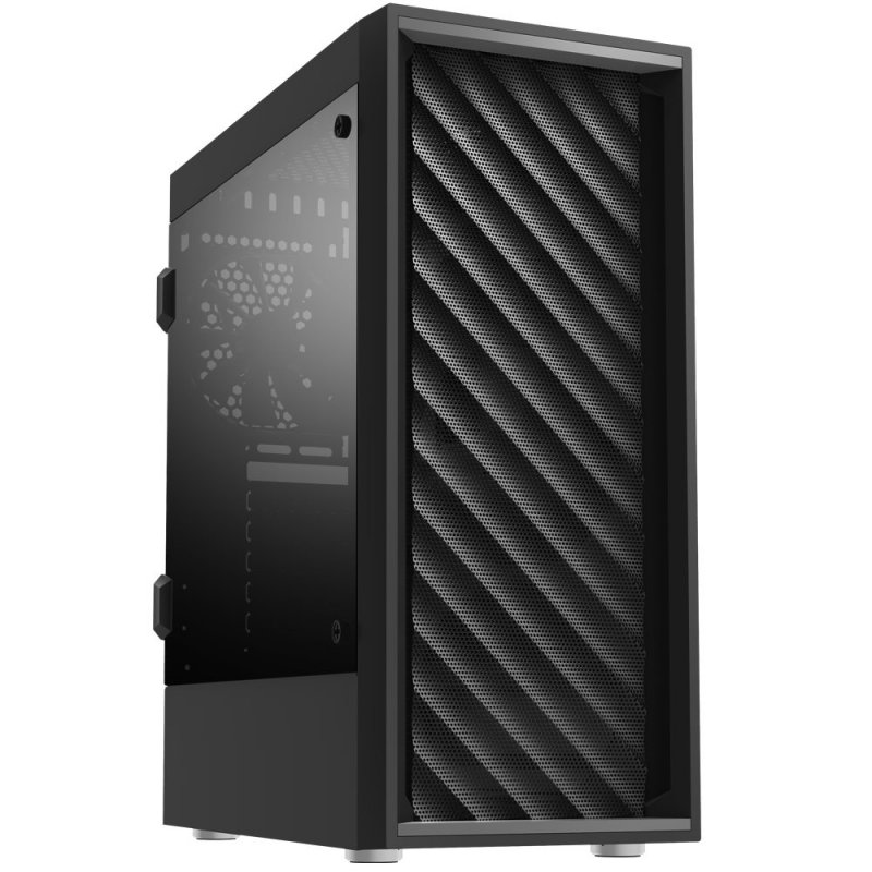 case Zalman miditower T7, mATX/ ATX, 2× ventilátory, bez zdroje, USB3.0, černá - obrázek produktu