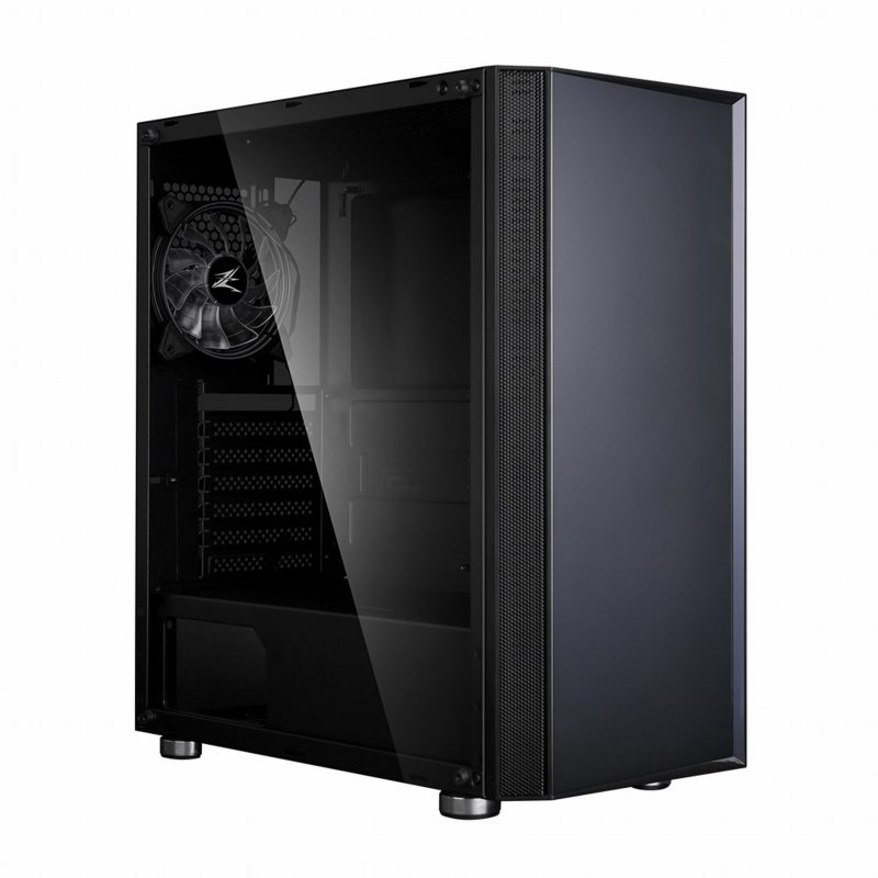 case Zalman miditower R2 black, E-ATX/ mATX/ ATX, průhledný bok, bez zdroje, USB3.0, černá - obrázek č. 2