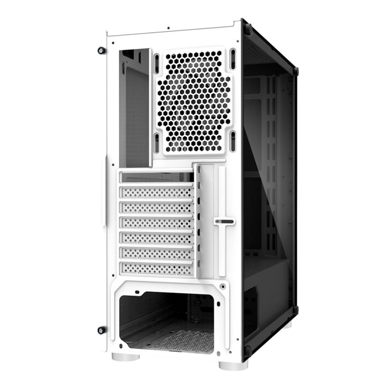 case Zalman miditower R2 white, E-ATX/ mATX/ ATX, průhledný bok, bez zdroje, USB3.0, bílá - obrázek č. 3