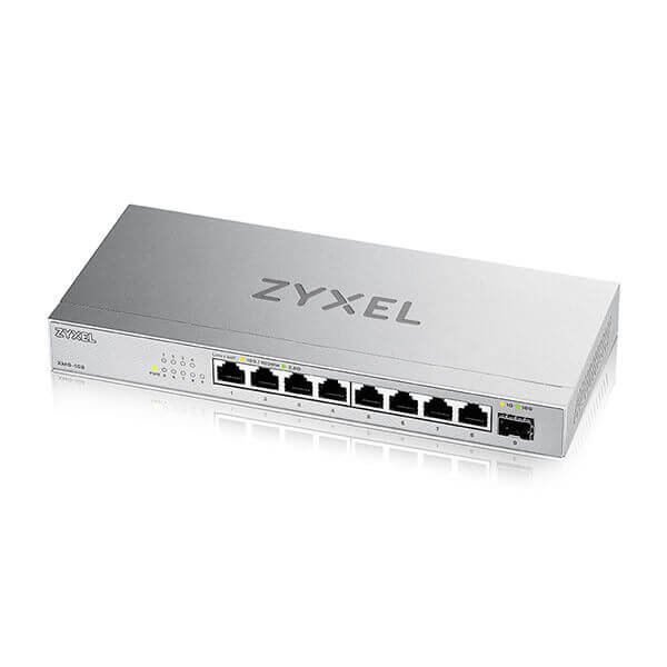 Zyxel XMG-108 8 Ports 2,5G + 1 SFP+ Desktop MultiGig unmanaged Switch - obrázek produktu
