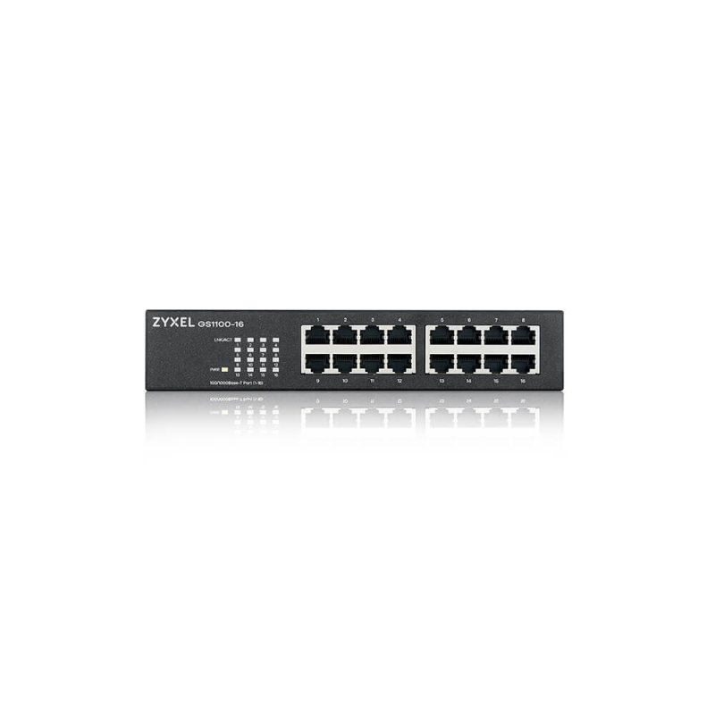 ZYXEL 16xGb fanless switch GS1100-16 v4 - obrázek č. 1