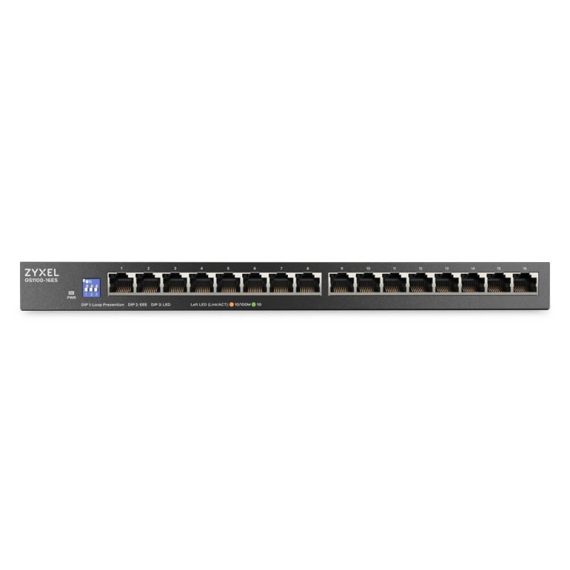 ZYXEL 16xGb unmanaged switch GS1100-16ES - obrázek č. 3