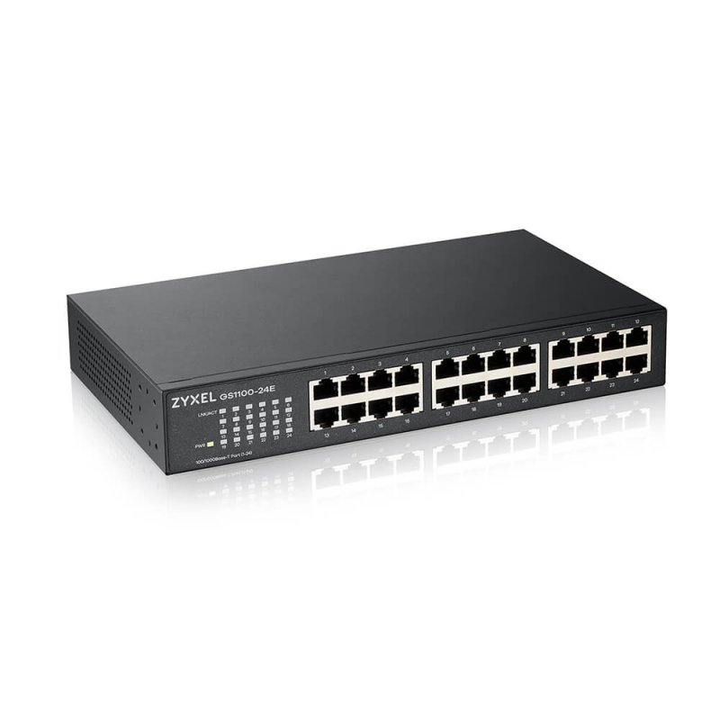 ZYXEL 24xGb fanless rack switch GS1100-24E v4 - obrázek č. 2