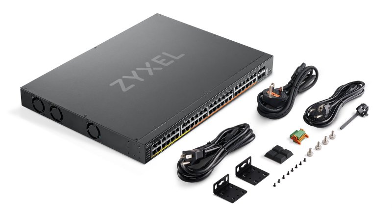 Zyxel XMG2230-52HP, L3, 16x 2.5G, 32x 1G,AC:960W PoE ,DC:2400W PoE,4xSFP+Uplink, 1Y NebulaFlexPro - obrázek č. 1