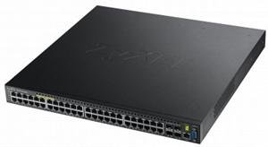 ZyXEL 48xG 4x10G SFP L2/ L3 PoE switch XGS3700-48HP - obrázek produktu