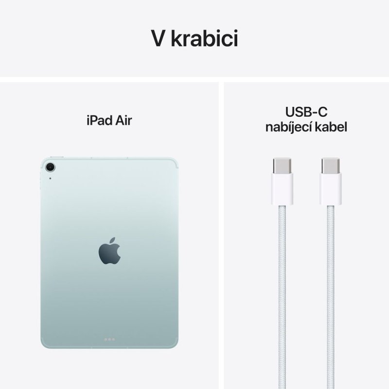 Apple iPad Air 11" / (M3) Wi-Fi + Cellular / 10,86" / 2360x1640 / 8GB / 512GB / iPadOS18 / Blue - obrázek č. 2