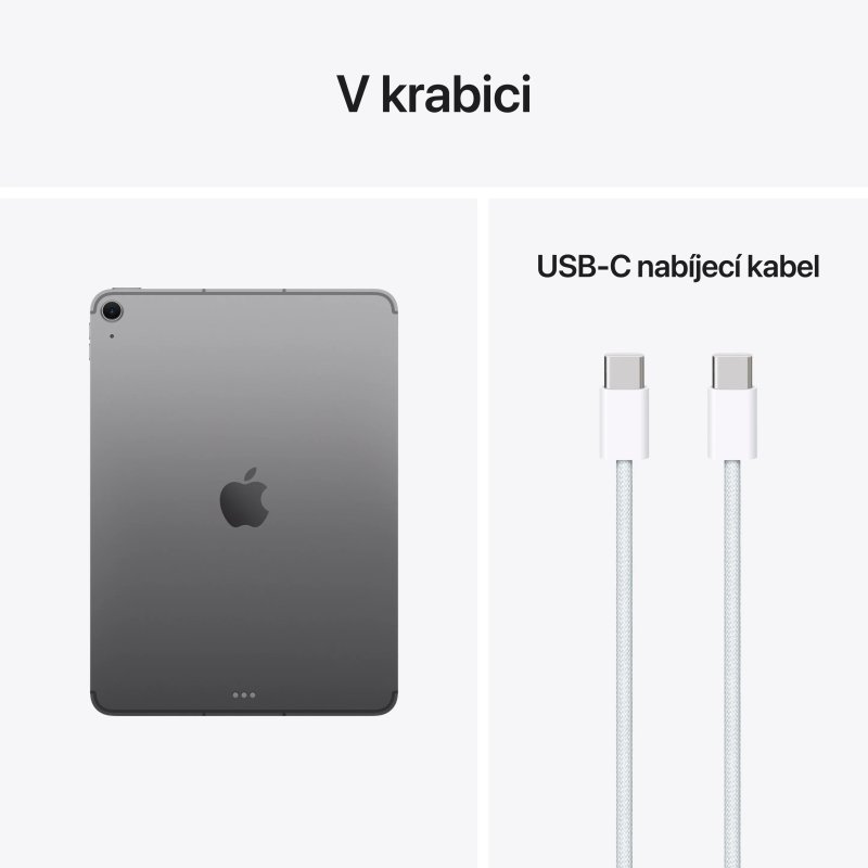 Apple iPad Air 11" / (M4) Wi-Fi + Cellular / 11" / 2360x1640 / 12GB / 256GB / iPadOS26 / Space Grey - obrázek č. 9