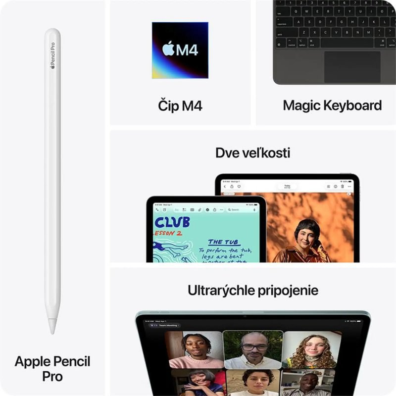 Apple iPad Air 11" / (M4) Wi-Fi / 11" / 2360x1640 / 12GB / 256GB / iPadOS26 / Blue - obrázek č. 9