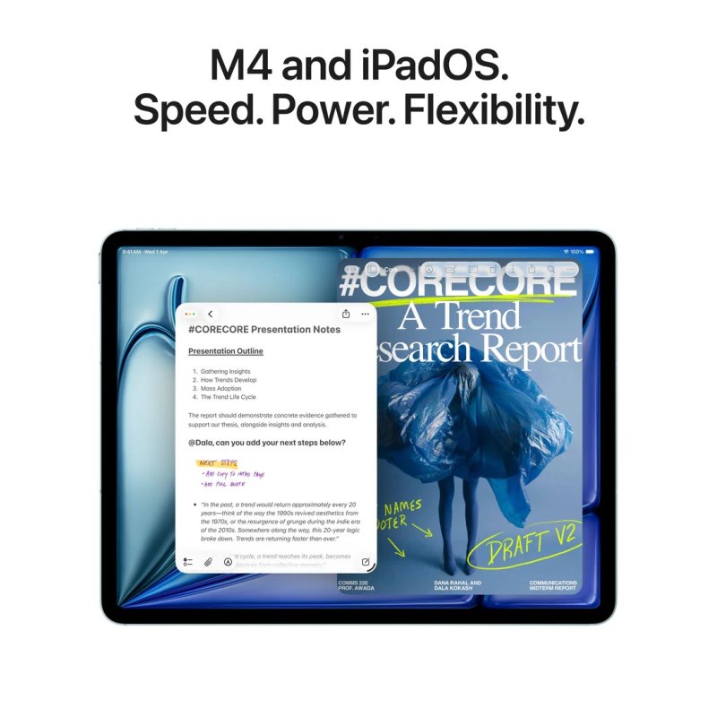 Apple iPad Air 13" / (M4) Wi-Fi + Cellular / 13" / 2732x2048 / 12GB / 1TB / iPadOS26 / Blue - obrázek č. 5