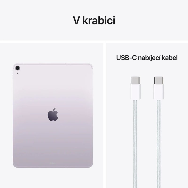 Apple iPad Air 13" / (M4) Wi-Fi + Cellular / 13" / 2732x2048 / 12GB / 1TB / iPadOS26 / Purple - obrázek č. 2