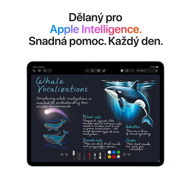 Apple iPad Air 13" / (M4) Wi-Fi / 13" / 2732x2048 / 12GB / 512GB / iPadOS26 / Blue - obrázek č. 6