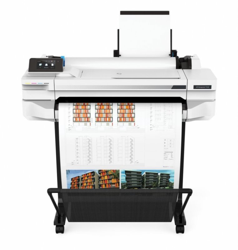 HP DesignJet T530 24-in Printer + štokrle - obrázek produktu