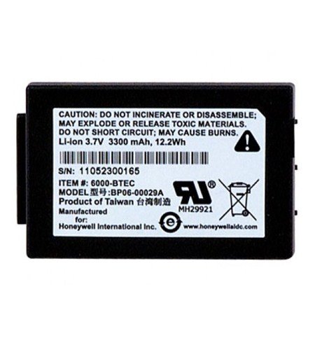 Honeywell Extended Capacity battery, 3300 mAh for 6500,6100 - obrázek produktu