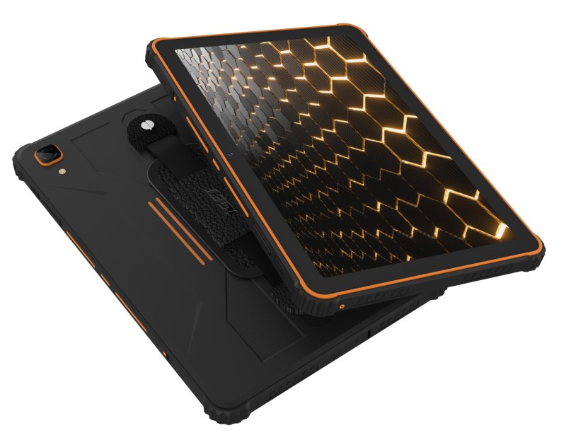 iGET SMART RT2 Black-orange, odolný 4G LTE tablet - obrázek č. 3
