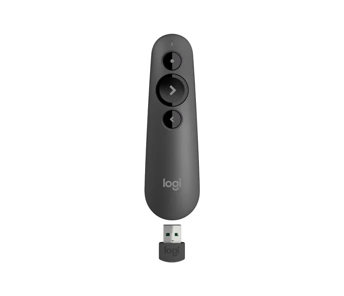 PROMO Logi Wireless Presenter R500, USB GRAPHITE - obrázek č. 3