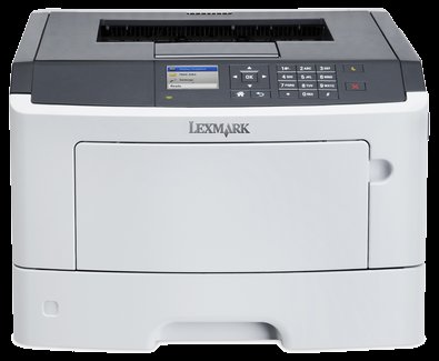 Lexmark MS517dn,A4,1200x1200dpi,42ppm,duplex,LAN - obrázek produktu