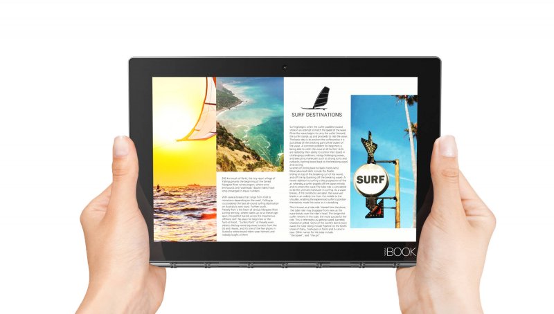 Lenovo Yoga Book 10"FHD/ Intel Z8550/ 4GB/ 64GB/ WiFi/ W10 Pro - Carbon Black - obrázek č. 3