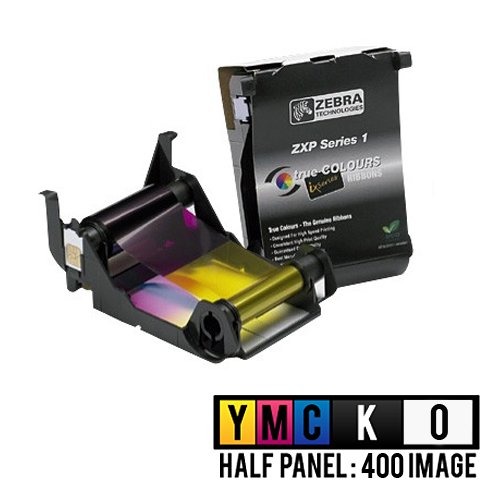 1/ 2 YMCKO pro ZXP Series 1 (potisk 400 karet) - obrázek produktu