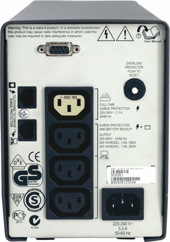APC Smart-UPS SC 620VA 120V - obrázek č. 1