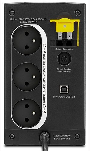 APC BACK-UPS 700VA, 230V, AVR, French Sockets - obrázek č. 1