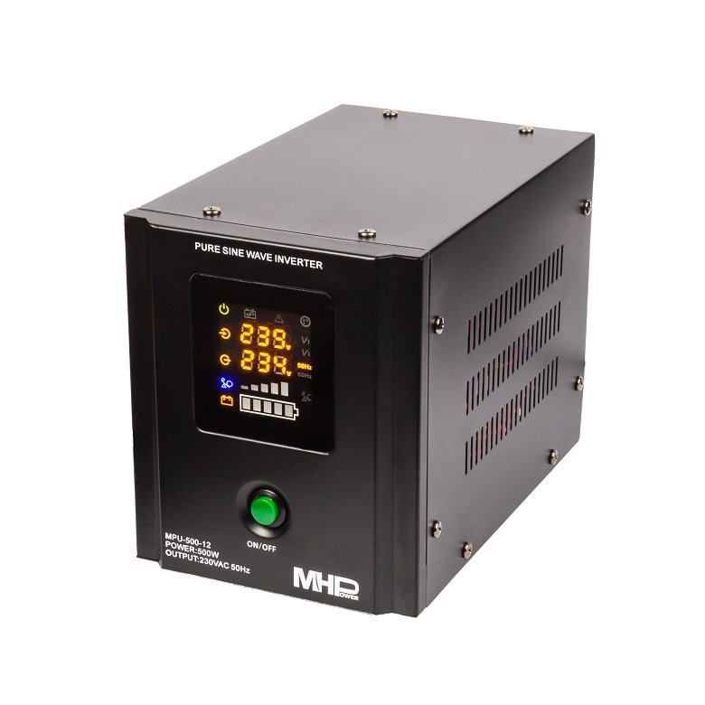 Záložní zdroj MHPower MPU500-12,UPS,500W, čistá sinus - obrázek produktu