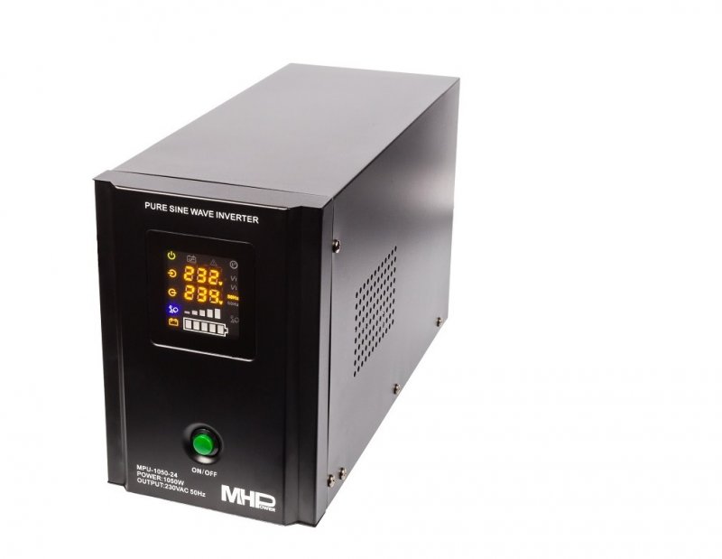 Záložní zdroj MHPower MPU-1050-24,UPS,1050W,čistá sinus - obrázek produktu