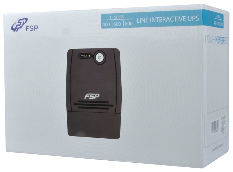 FSP UPS FP 800, 800 VA /  480 W, line interactive - obrázek č. 4