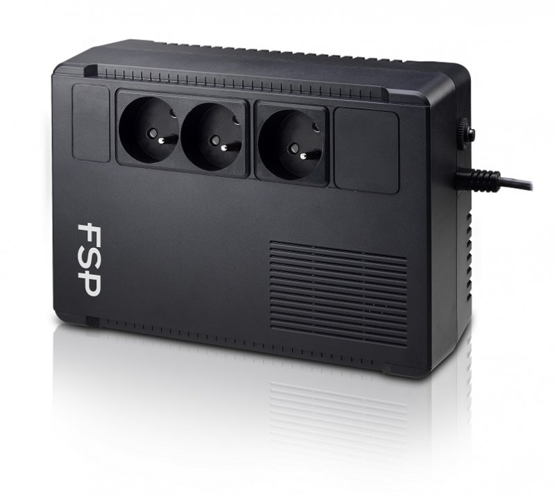 FSP UPS ECO 800 FR, 800 VA /  480 W, USB, RJ45, line interactive - obrázek produktu