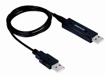 PremiumCord USB 2.0 Transfer link kabel pro přenos dat a sdílení myši + klávesnice - obrázek produktu