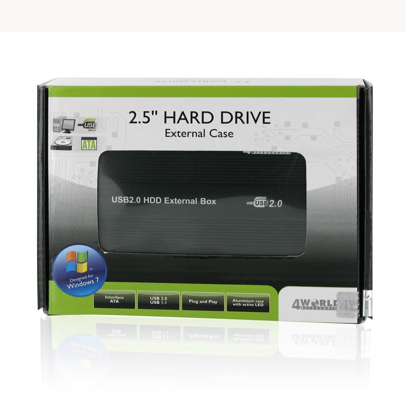 4World Externí box na HDD 2.5" IDE USB 2.0 - obrázek č. 3