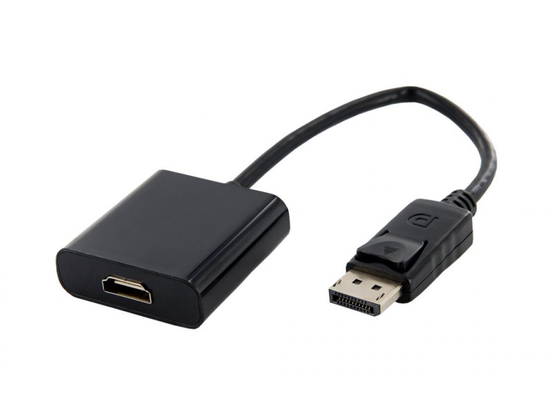 4World Adaptér DisplayPort M - HDMI F kabel Black - obrázek produktu
