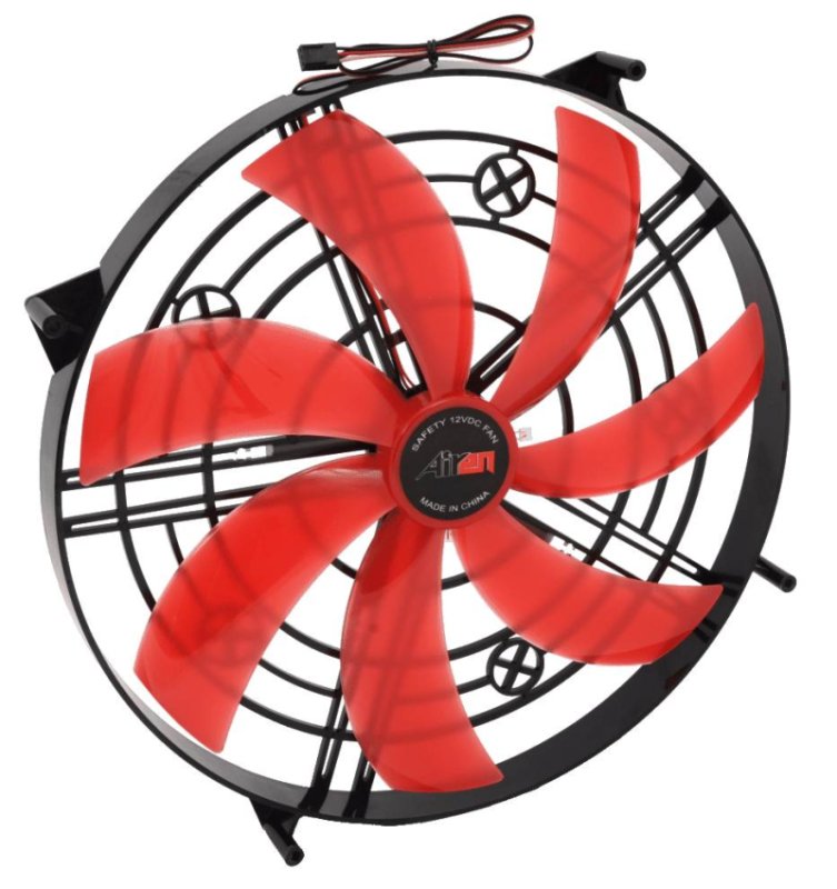 AIREN FAN RedWingsGiantExtreme 300 LED RED (300x300x30mm) - obrázek produktu