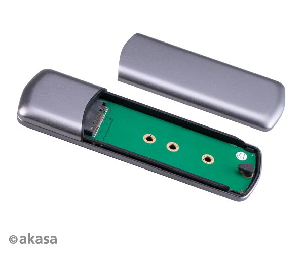 AKASA USB 3.2 Gen 2 ext. rámeček pro M.2 SSD Alu - obrázek č. 2