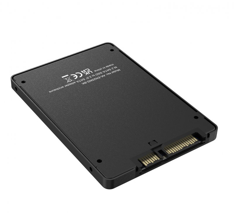 AKASA M.2 SATA SSD na 2.5" SATA kryt adaptéru - obrázek č. 2