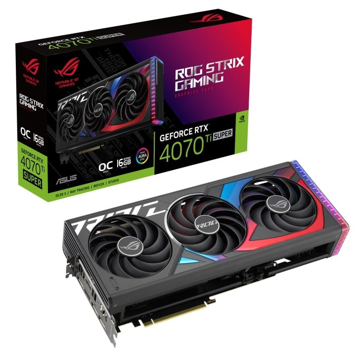 ASUS ROG Strix GeForce RTX 4070 Ti SUPER/ Gaming/ OC/ 16GB/ GDDR6x - obrázek č. 4