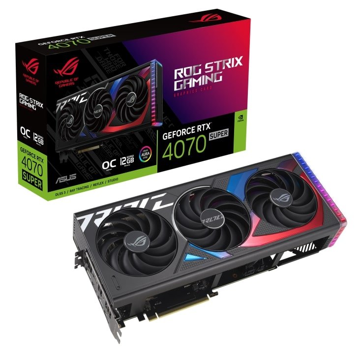 ASUS ROG Strix GeForce RTX 4070 SUPER/ Gaming/ OC/ 12GB/ GDDR6x - obrázek č. 4