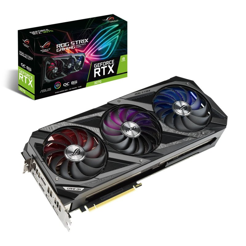 ASUS ROG Strix GeForce RTX™ 3070 OC edition 8GB GDDR6 - obrázek produktu
