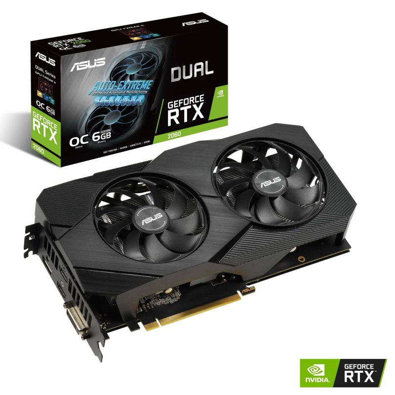 ASUS DUAL-RTX2060-O6G-EVO - obrázek produktu