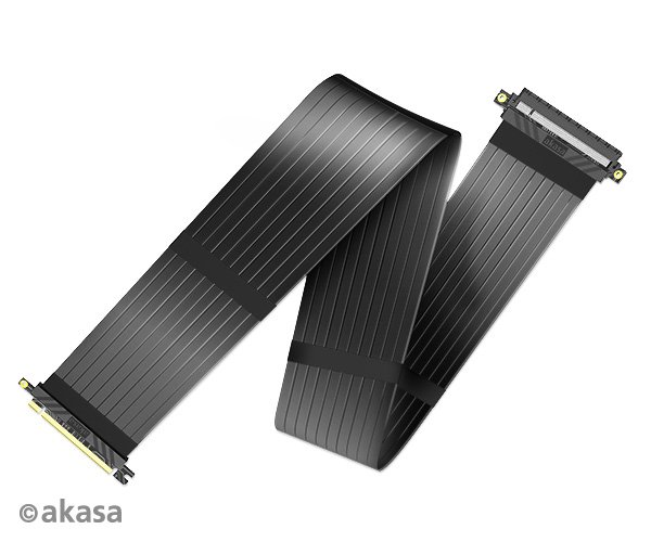 AKASA Riser black XL, 100 cm - obrázek č. 1
