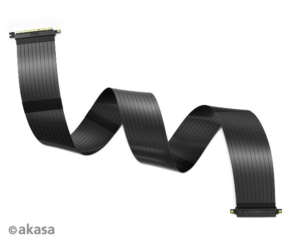 AKASA Riser black XL, 100 cm - obrázek produktu
