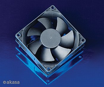 přídavný ventilátor Akasa 80x80x25 black OEM M - obrázek produktu