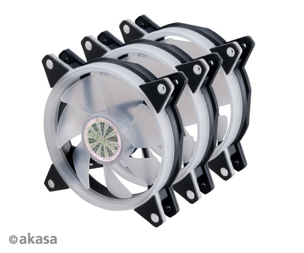 přídavný ventilátor Akasa Vegas AR7 LED 12 cm kit - obrázek č. 1