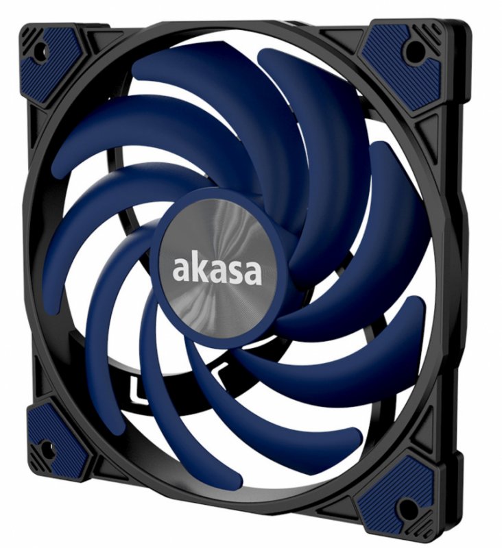 přídavný ventilátor Akasa 12 cm Alucia XS12 modrý - obrázek produktu