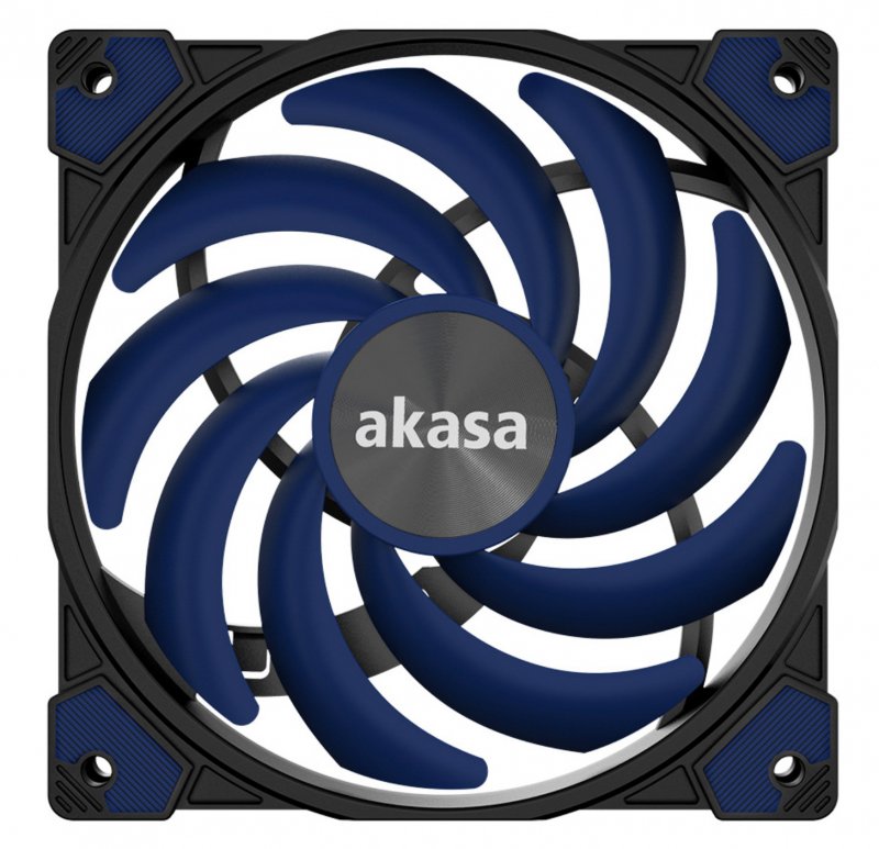 přídavný ventilátor Akasa 12 cm Alucia XS12 modrý - obrázek č. 1