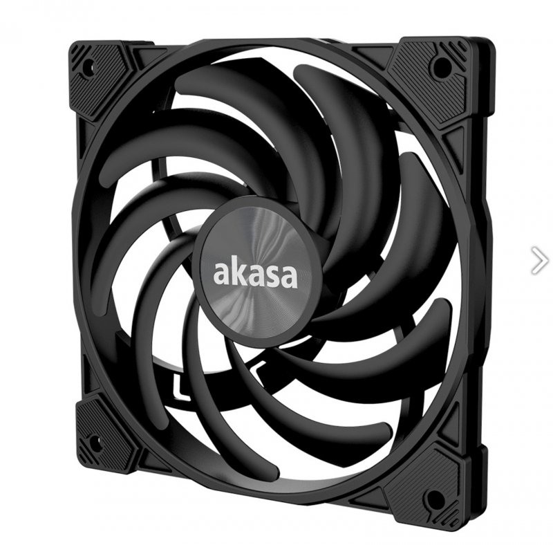 přídavný ventilátor Akasa 12 cm Alucia XS12 černý - obrázek produktu