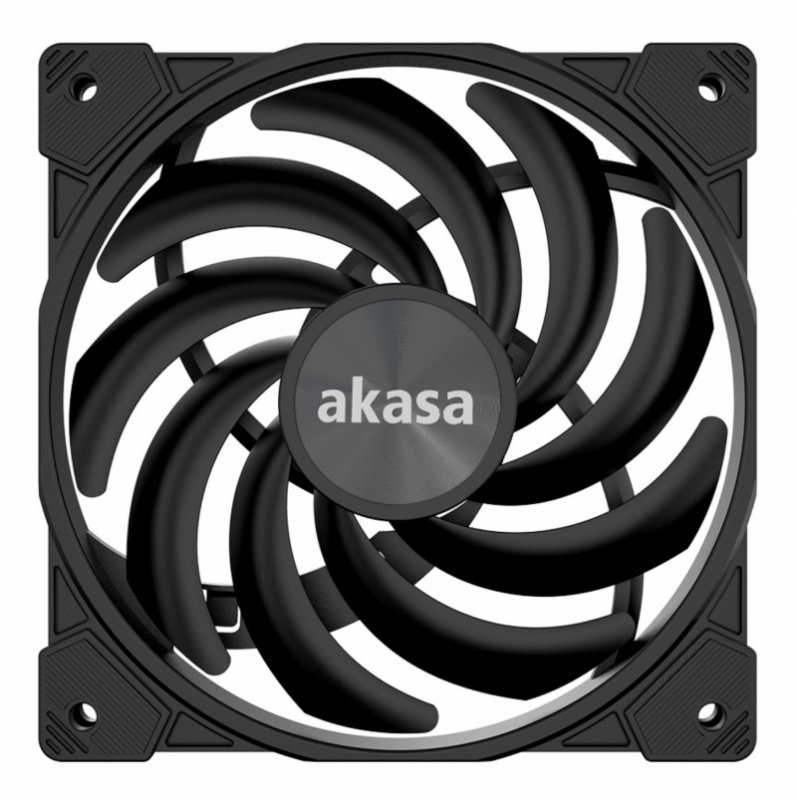 přídavný ventilátor Akasa 12 cm Alucia XS12 černý - obrázek č. 1