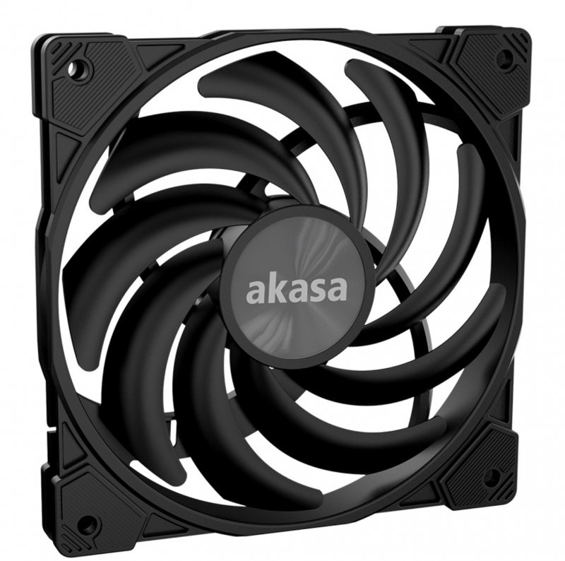 přídavný ventilátor Akasa 12 cm Alucia XS12 černý - obrázek č. 2