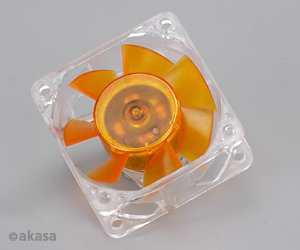 ventilátor Akasa - 6 cm - Amber - ultra tichý - obrázek produktu
