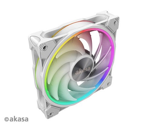 ventilátor Akasa - 12 cm - SOHO AR argb bílý - obrázek č. 2